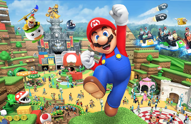 Act shocked! Universal confirms Super Mario World - Image courtesy Universal Studios Hollywood