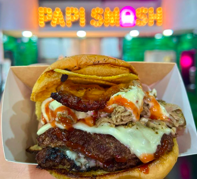Papi’s Smash Burger, from creator of Livin Comida Loca, is now open in downtown Orlando