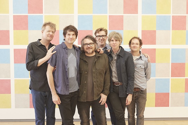 Wilco (Nels Cline at far left) plays the Hard Rock Live on Tuesday - Photo by Annabel Mehran