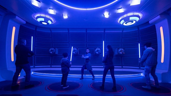 Lightsaber building and training are offered onboard the Starcruiser - courtesy photo