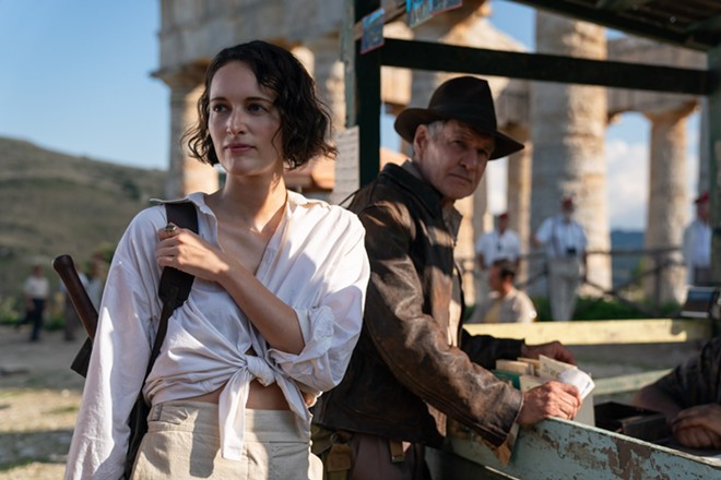 Phoebe Waller-Bridge plays the grifting sidekick to Harrison Ford's Indiana Jones. - Photo ©2022 Lucasfilm Ltd., all rights reserved