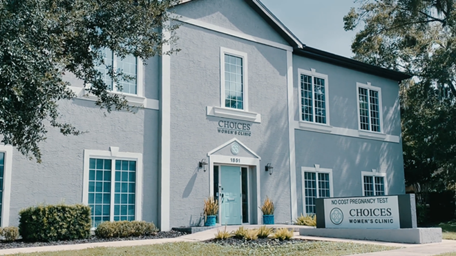 Choices Women's Clinic, located along Colonial Drive near downtown Orlando, is one of two anti-abortion centers currently operating in the Central Florida region. - Choices Women's Clinic