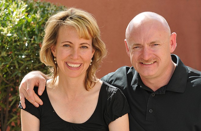 Former congresswoman Gabby Giffords and husband Mark Kelly to speak at Rollins this week