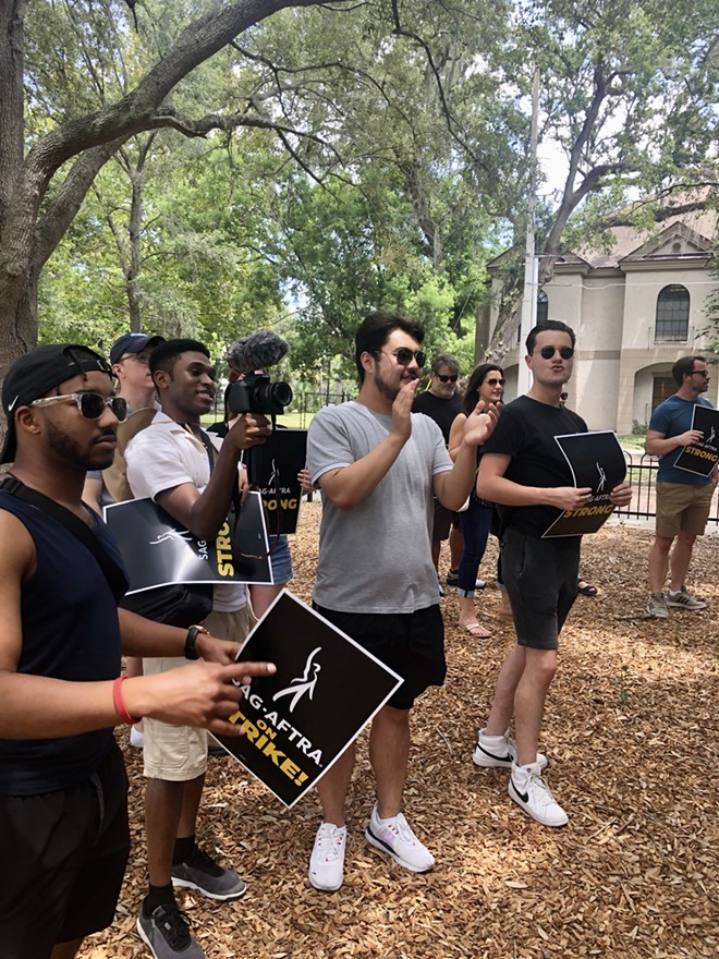 ‘Power to performers’: SAG-AFTRA members rally in Orlando amid ongoing actors’ strike
