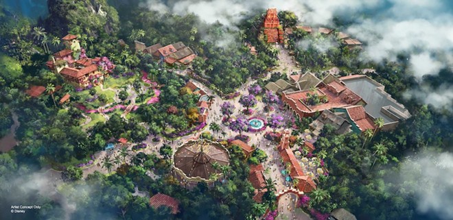 Artist rendering of Dinoland U.S.A. - Image courtesy Disney World