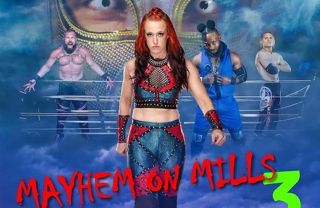 It’s a jacked weekend of indie wrestling with Spark Joshi and Mayhem on Mills (2)