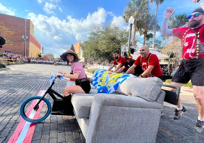 Sofas and Suds couch race for local businesses returns to downtown Sanford this month