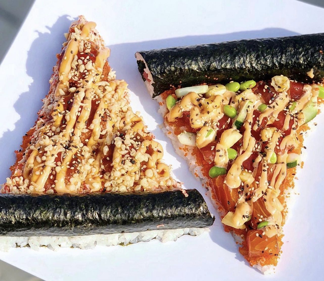 Sushi pizza, anyone? Poke Burri will soon have you covered - Poke Burri Lifting Noodles / Facebook