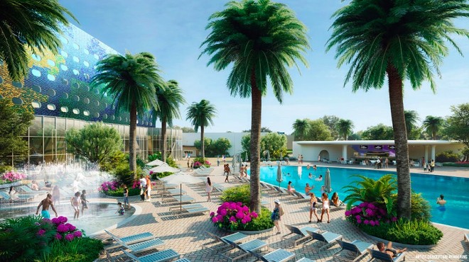 Universal Stella Nova Resort Pool - Rendering via Universal Orlando