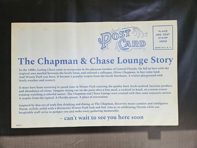 Artistry Restaurants will open the Chapman and Chase Lounge in Winter Park this year (2)