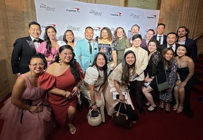 A group of Kaya's supporters made the trip to Chicago for the James Beard Awards - Johnny Tung