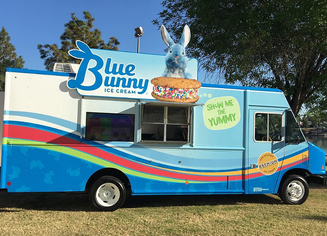Orlando now has a Blue Bunny ice cream truck