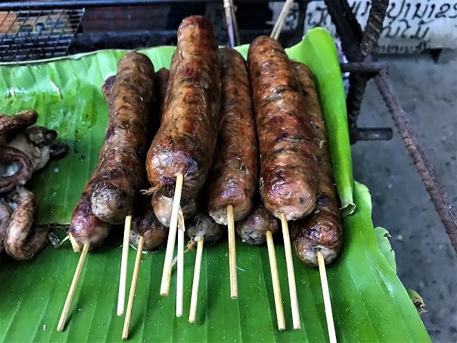 Laotian sausage - The Sum of Travel