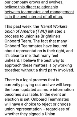 'Brightlies': Passenger railway Brightline Florida hires union avoidance lawyers to discourage organizing workers (7)