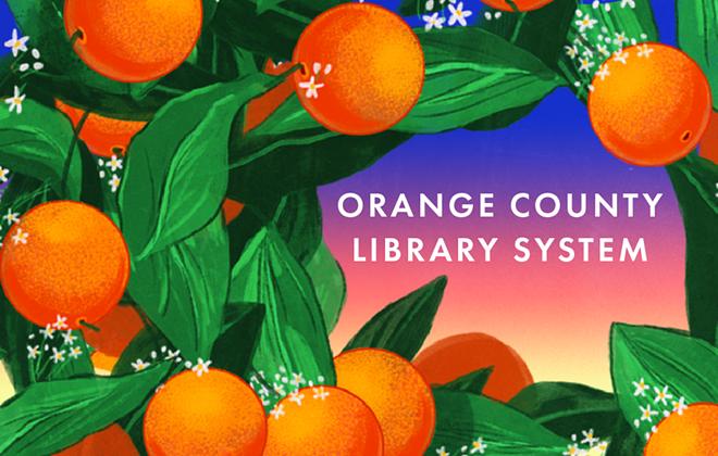 OCLS will be offering a new limited-edition orange blossom library card design while supplies last. - OCLS