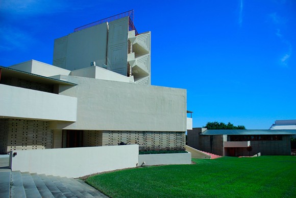 One of Frank Lloyd Wright's buildings at Florida Southern College - photo by Lindsey Thompson