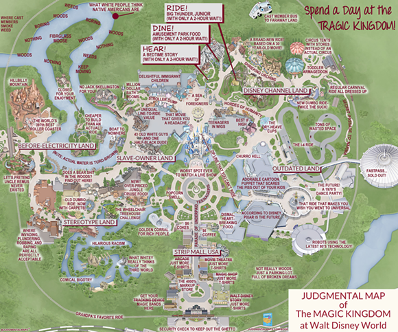 This 'Judgmental Map' of Magic Kingdom is pretty accurate