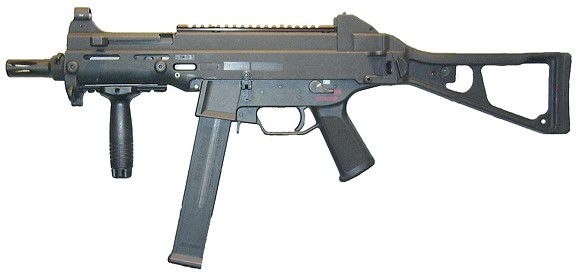 A UMP .45-caliber submachine gun - Photo via OPD