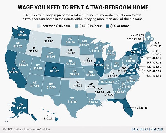 You need to make at least $20 an hour to afford a two-bedroom in Florida, says report