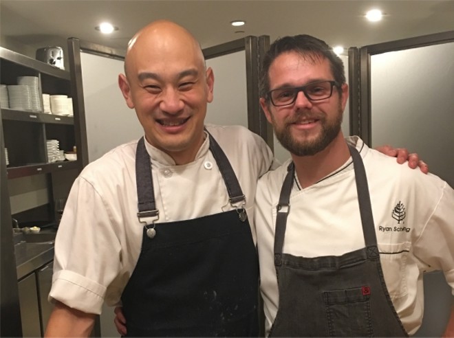 Chefs Tim Ma and Ryan Schelling