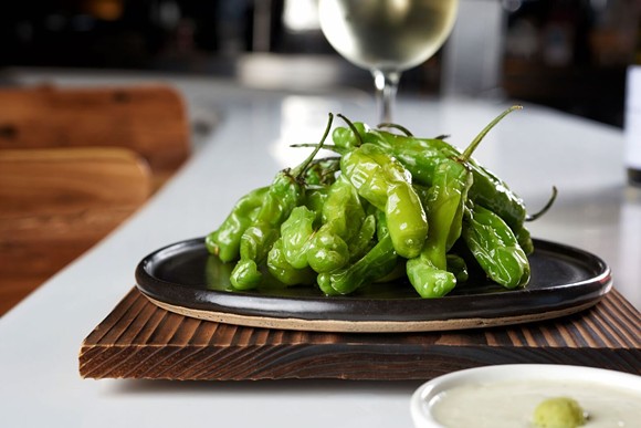 In the last 24 hours, we've seen these little pepper poppers pep up at least four local happy hour menus. - Morimoto Asia