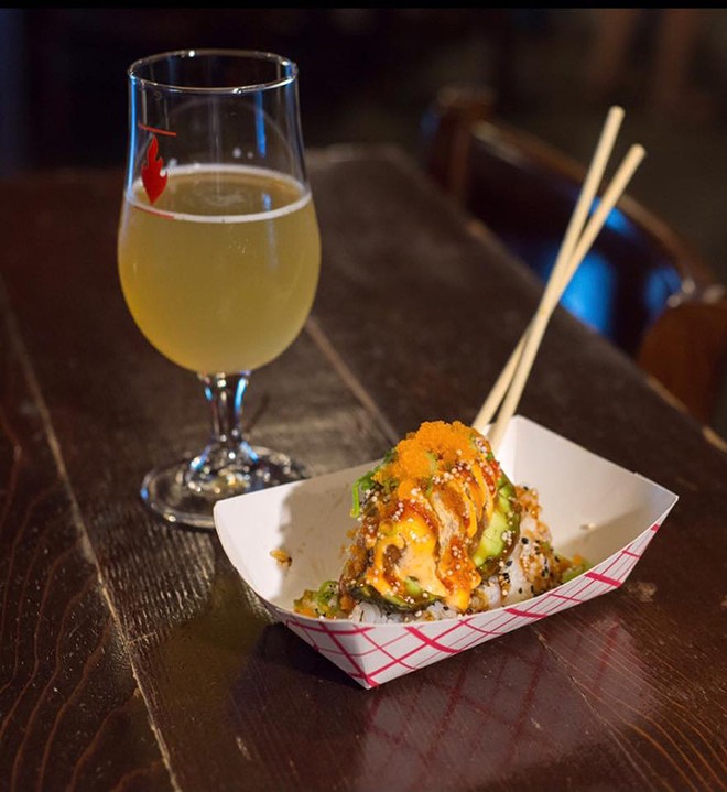 Lil Indies pairs sushi, trivia and a fresh saison for a special happy hour this week