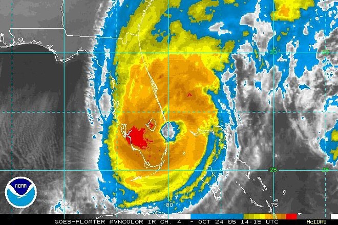 Hurricane Wilma - Photo via NWS