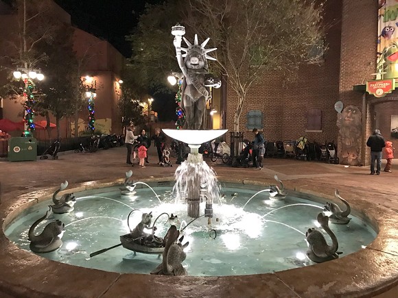The restored Muppets Fountain at DHS - Image via Laughing Place | Twitter