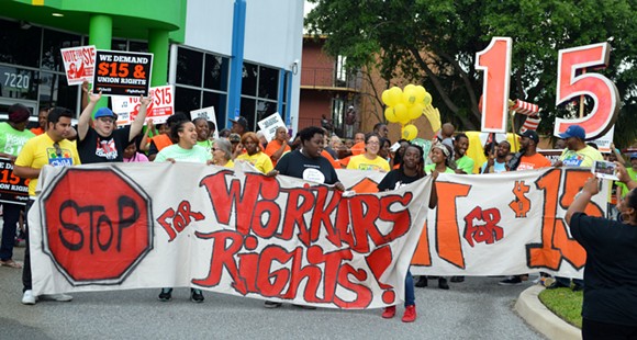 Florida's minimum wage is about to go up 15 whole cents