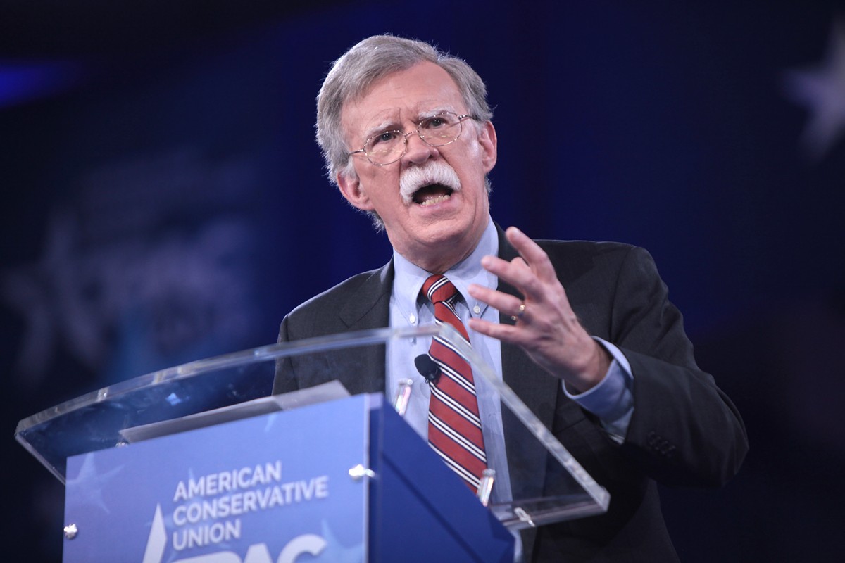 Former U.N. Ambassador John Bolton speaking at the 2016 Conservative Political Action Conference (CPAC) in National Harbor, Maryland.