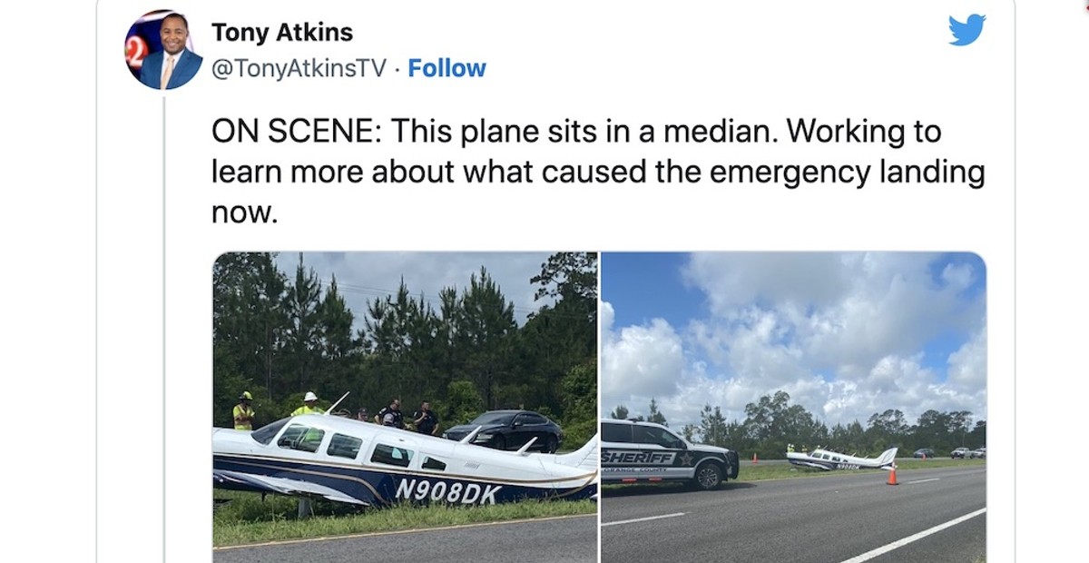 East of Orlando, a small plane landed in the middle of Colonial Drive | Orlando Area News | Orlando