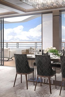 Penthouse suite onboard a Ritz-Carlton Yacht Collection ship