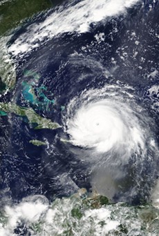 Hurricanes Irma, Jose and Katia in the Carribean Sea and the Atlantic Ocean