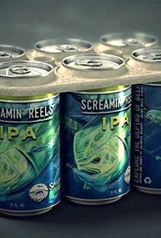 Saltwater Brewery is partnering with advertising agency We Believers to create an edible and biodegradable 6-pack packaging.