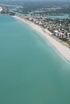 Aerial view of Venice Beach, Florida