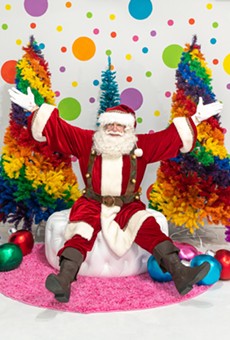 Wall Crawl photo studio offers photos with Santa for the holiday season