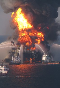 Vessels equipped with water cannons fought the devastating Deepwater Horizon fire for days.