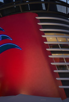 An exterior view of the Wish Tower Suite on the upcoming Disney Wish cruise ship.