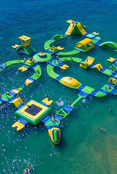 A giant floating water park is officially coming to Lake Nona next summer