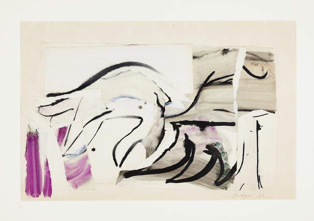 “Untitled (Marilyn Study – Hand),” by Grace hartigan (1962)