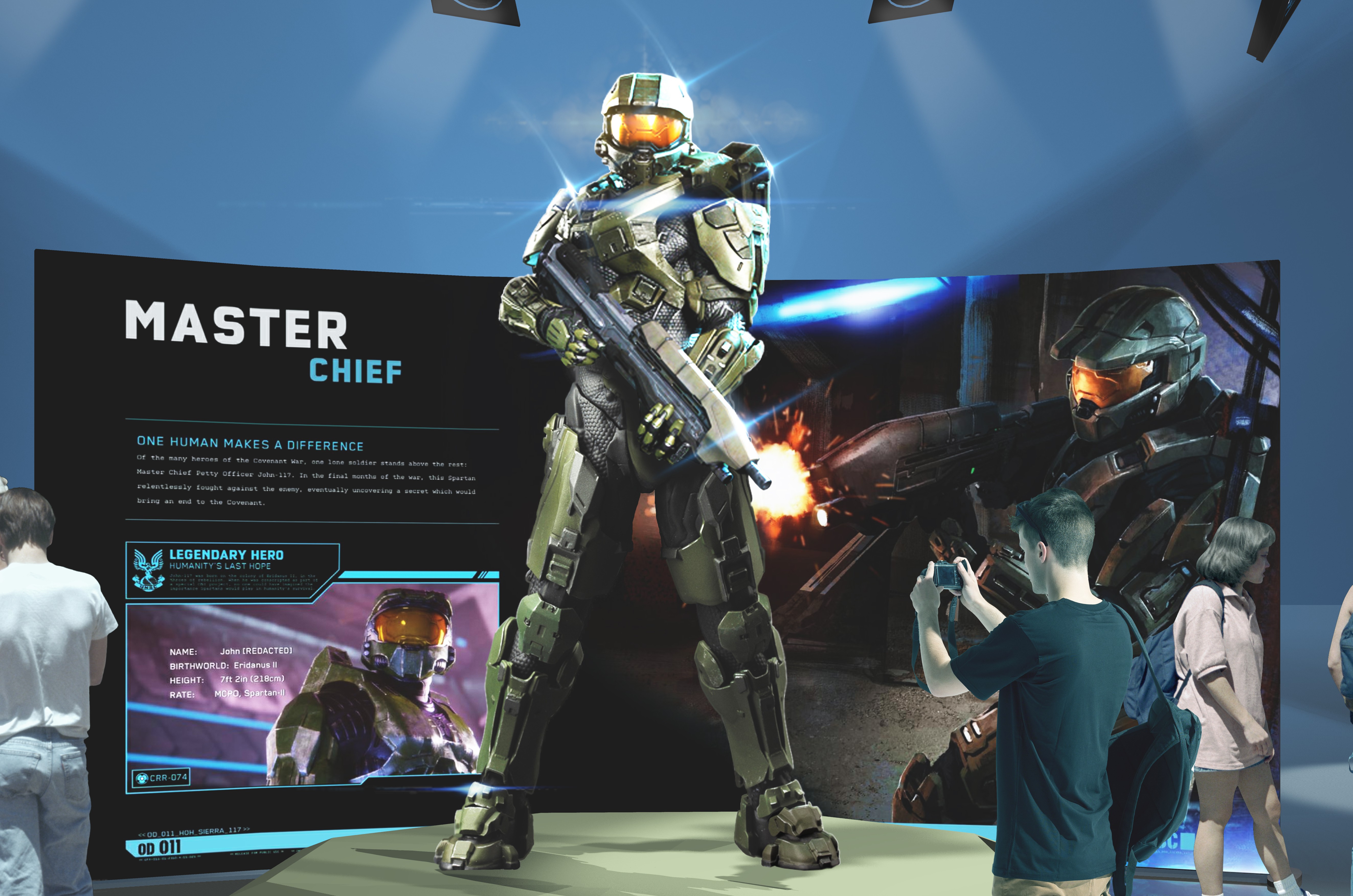 Master Chief, also known by his birth name John-117, is the