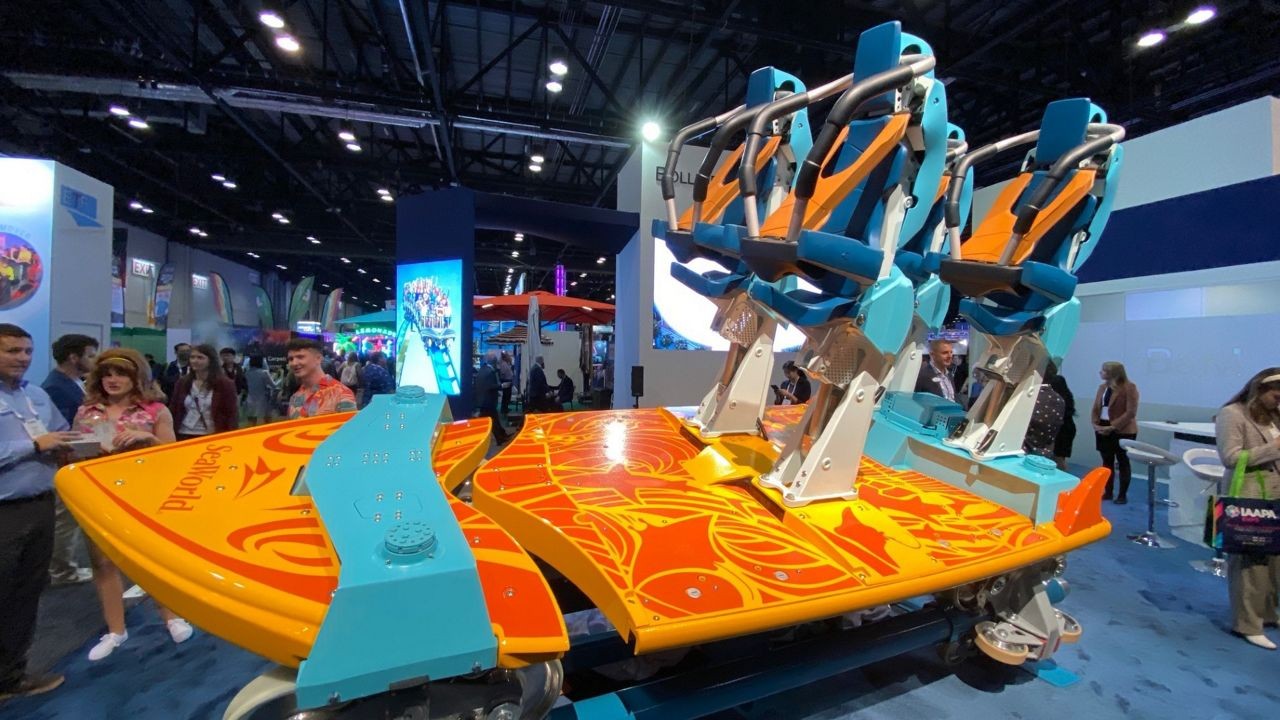 SeaWorld shares first look at ride vehicle for standing, surfingthemed
