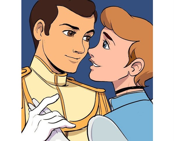 25 Romantic Reimaginations Of Disney Characters If They Were In Same