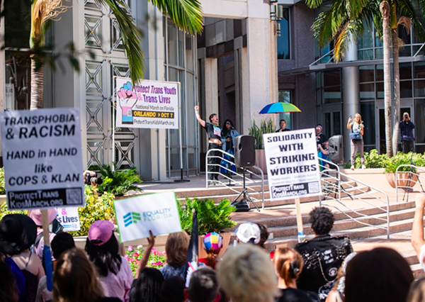 Orlando LGBTQ+ groups, activists marched for trans youth this