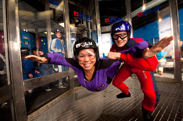 Indoor skydiving
8969 International Drive, Orlando
Fly far, far away (figuratively) at iFly Orlando’s indoor skydiving park. It’s the thrill of skydiving without all the hassle or, you know, fear.