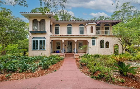 This historic Mediterranean mansion was designed by one of Seminole County’s most prominent architects
