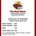 Sad news for book lovers: Used bookstore the Book Worm going out of business