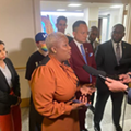 LGBTQ lawmakers Michele Rayner, Carlos Guillermo Smith and Shevrin Jones criticize the Legislature's passage of a bill that places restrictions on teaching about gender identity and sexual orientation.