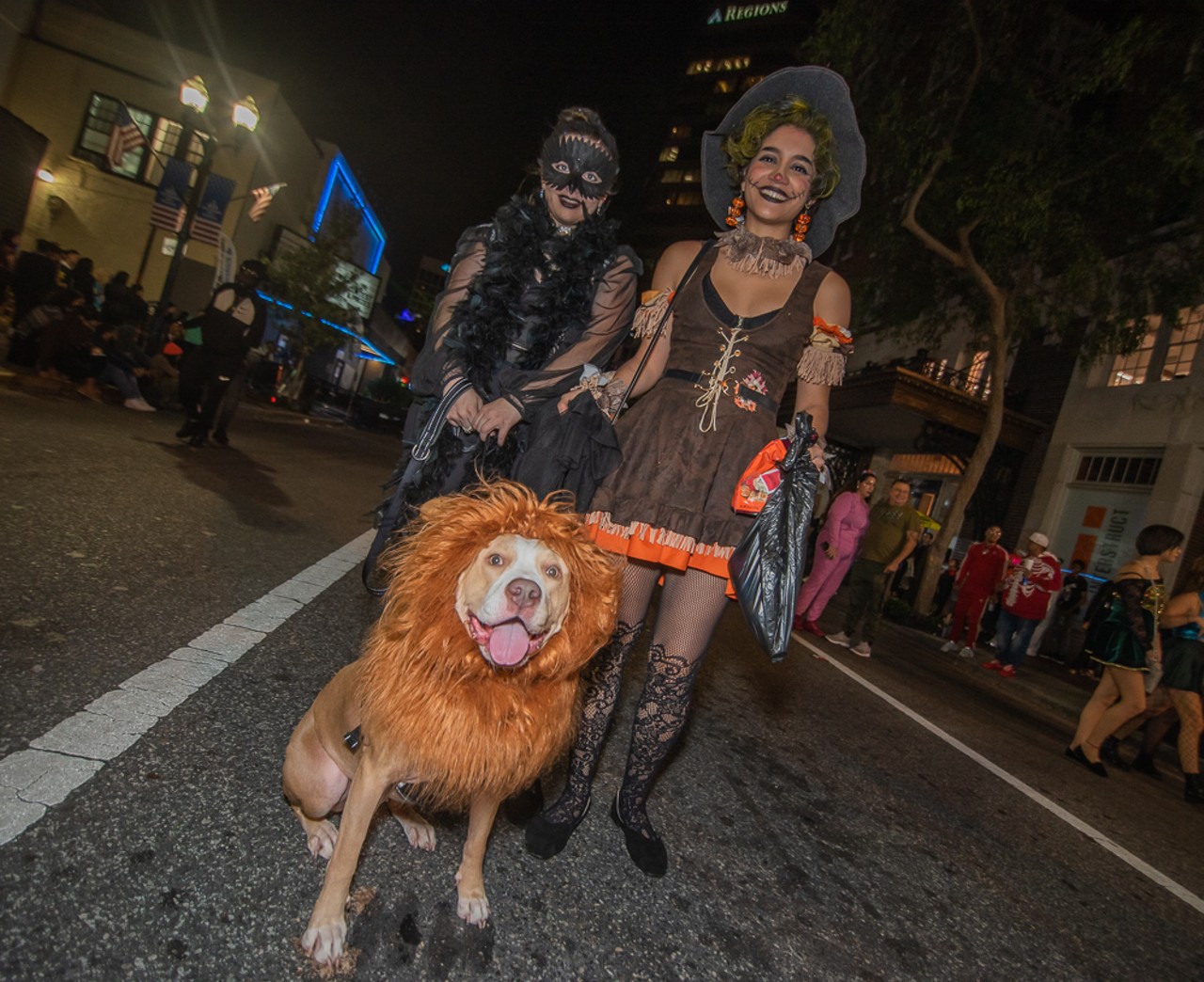 Everyone we saw in downtown Orlando on Halloween Night Orlando