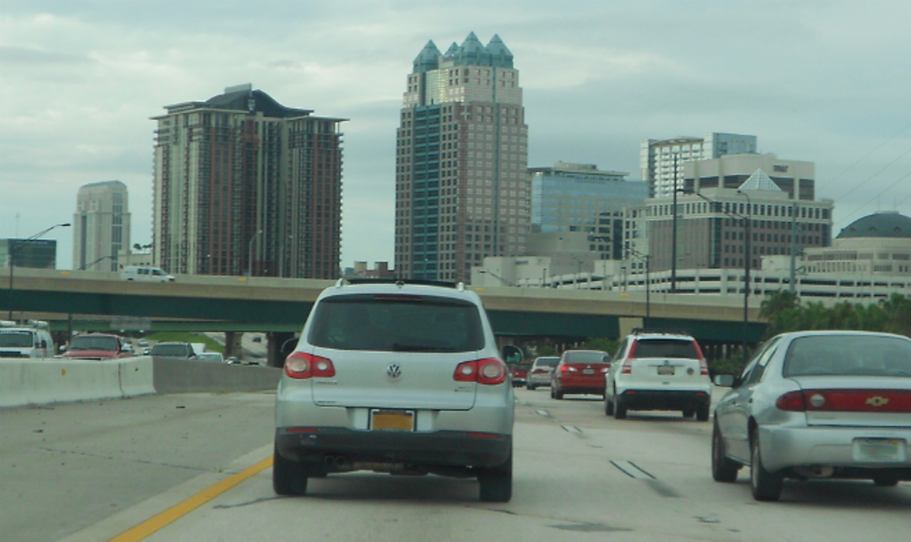 You could be stuck in a traffic jam on I-4 and die of rage.
Photo via Wikipedia